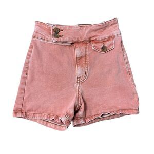Anthro We The Free By Free People Size 26 Sammi Retro Shorts Noble Adobe Women’s